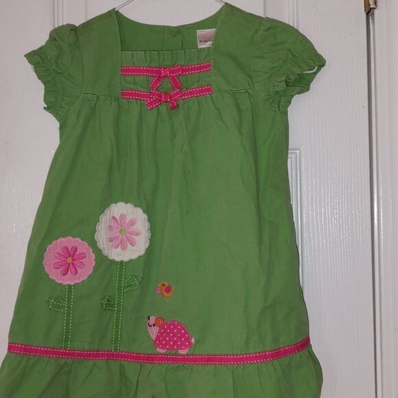 Gymboree green ladybug dress Sz 12-18 month - Picture 2 of 4